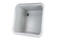 Labstream sink 320x320x200mm "Kappa Plus",  RAL 7035