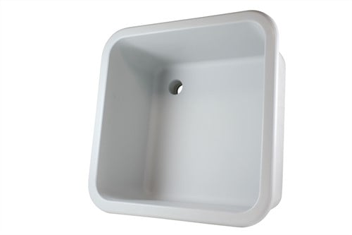 Labstream sink 450x450x250mm "Kappa",  RAL 7035