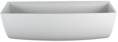 Labstream PP trechter voor wandmontage, RAL7035