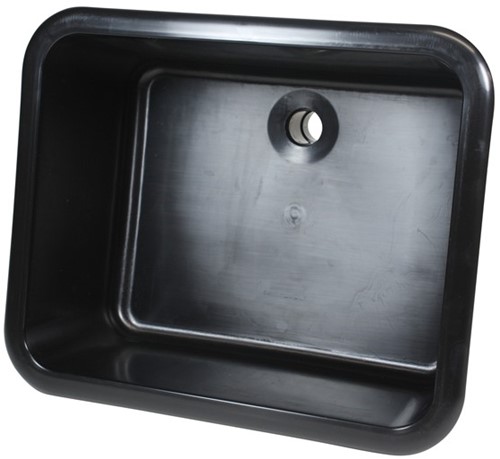 Labstream sink 500x400x250mm "Kappa Plus", black