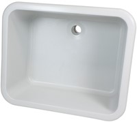 Labstream sink 500x400x250mm "Kappa Plus",  RAL 7035