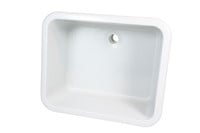 Labstream sink 500x400x250mm "Kappa Plus",  white