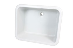 Labstream sink 500x400x250mm "Kappa Plus",  white