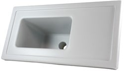 Labstream PP spoelbakcombinatie Alpha 600x300x220mm