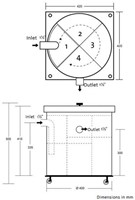 Labstream PP neutralisation unit ø400mm-2