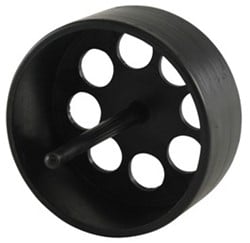 Labstream strainer for pp sinks, black