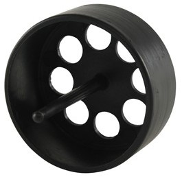 Labstream strainer for pp sinks, black