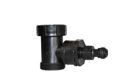 Pegboard drain connection
