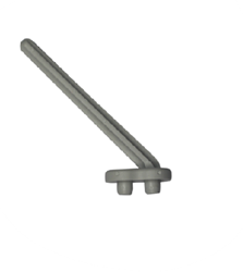 Labstream PP pennen t.b.v. afdruiprek, lengte 10cm, RAL7035