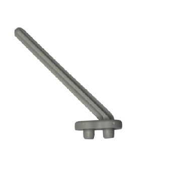 Labstream PP pennen t.b.v. afdruiprek, lengte 14cm, RAL7035