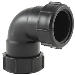 Labstream PP elbow 40mm, 90°