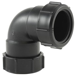 Labstream PP bocht 40mm, 90°