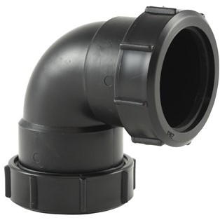 Labstream PP bocht 50mm, 90°